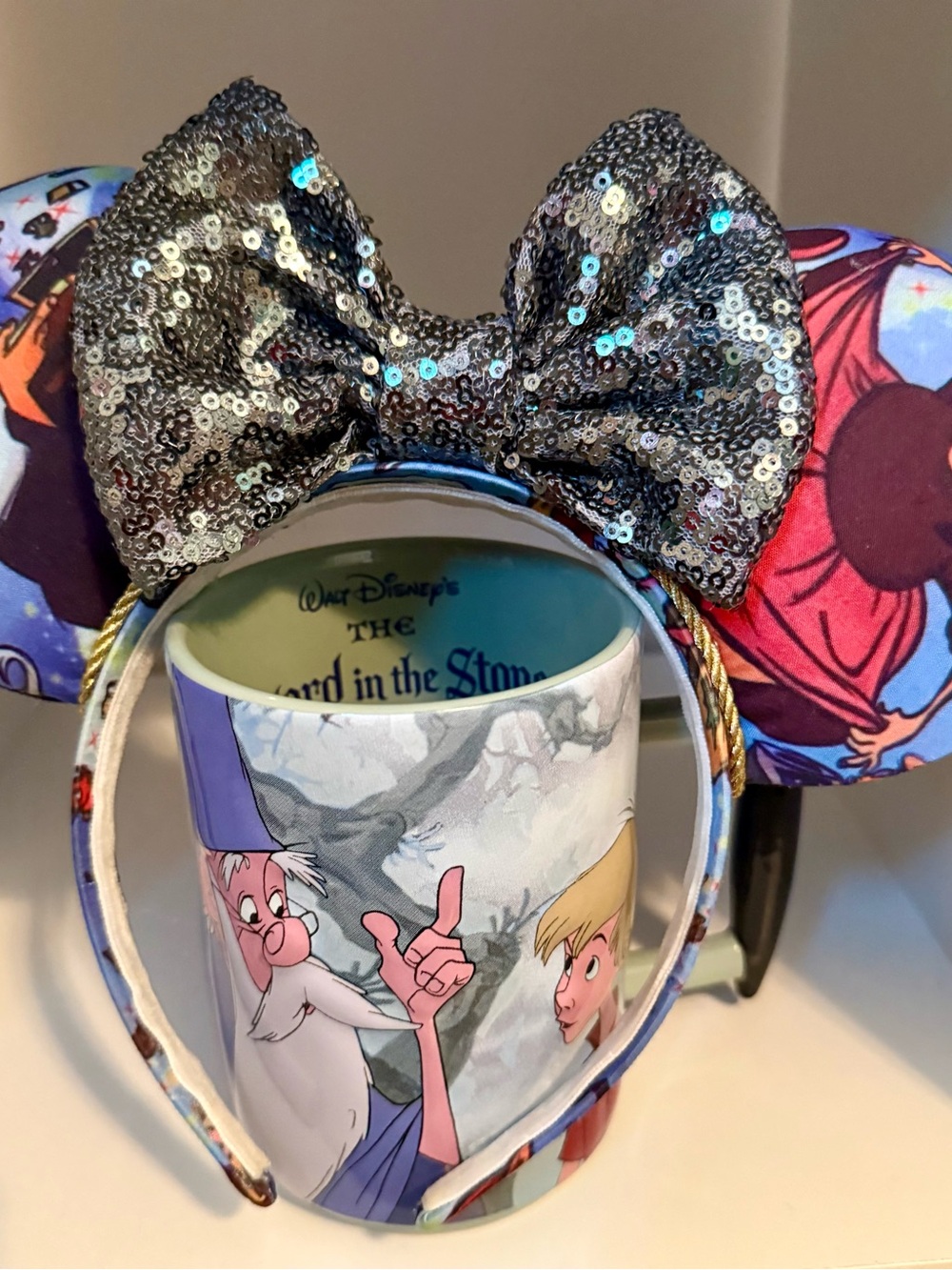 Disney Sword in the Stone Mug and Matching Mouse Ears